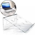 Suporte Acrílico Notebook Resistente Portátil Ergonômico Ventilado Tamanho 13 17 Polegadas