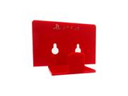 Suporte Acrílico Parede Controle Playstation 4(ps4) Vermelho - 01 Sup