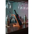 Suporte Adega de Mesa para 1 Garrafa e 2 Taças Decorativo -