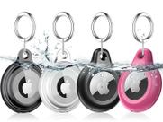 Suporte Airtag Lanteso, pacote com 4, impermeável, à prova de choque para Apple