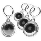Suporte AirTag, pacote com 4 chaveiros SWINCHO para Apple AirTag Black