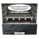Suporte Ajustável Inox para 5 Espetos