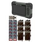Suporte Ajustável Multi-Pivô Stealth Cam para Câmera de Trilha (Pacote com 6) com Leitor-Visualizador de Cartão SD (Pacote com 6), Cartão de Memória Ultra SDHC UHS-I de 32GB (Pacote com 12) e Leitor de Cartão USB (25 Itens)