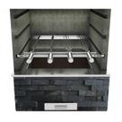 Suporte Ajustável para Churrasqueira com 4 Espetos Inox