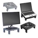 Suporte Ajustável Para Computador Ou Notebook Preto Maxcril Waleu