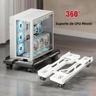 Suporte Ajustável Para CPU Com Rodas Giratórias, Carrinho Para Computador De Mesa Suporte Ajustável Para CPU Com Rodas Giratórias, Carrinho Para Computador De Mesa