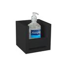 suporte álcool em gel preto Hub18