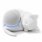 Suporte Alexa Echo Dot 4 e 5 Geração Estilo Gato Decorativo para Mesa e Estante -