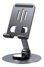 Suporte Alumínio de Mesa Base Rotatória Ajustável 360º Para Smartphones e Tablets
