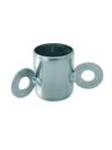 Suporte Antena 16-b Estrelinha 32mm 1" Prata Cromo