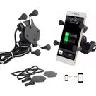 Suporte Aranha Carregador Moto Celular Fixa Retrovisor