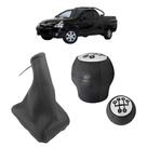 Suporte Aro Com Coifa Forro E Peça Manopla Console Câmbio Manual Montana Conquest 2003 Á 2010