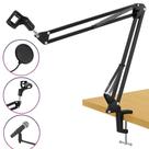 Suporte Articulado de Mesa para Microfone Ajustável para Gravação de Podcast e Streaming Suporte Articulado de Mesa para Microfone Ajustável para Gravação de Podcast e Streaming