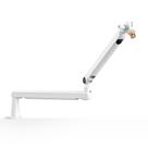 Suporte Articulado de Mesa para Microfone Fifine BM88 Low Profile, Ajustável, Branco - BM88W