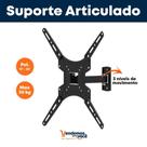 Suporte Articulado p/ TV Pro Eletronic PQST-AT55/02 3 Movimentos