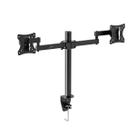 Suporte Articulado para 2 monitores até 27" Get Preto