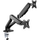 Suporte Articulado Para Dois Monitores com Pistão a Gás Fortrek FK441S 17"-32" F002