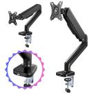 Suporte Articulado Para Monitor 17" Até 32" Polegadas Com Organizador de Cabos Rotação 180 Graus Padrão VESA Suporta 9Kg Porta Usb 2.0, Audio E Microfone