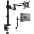 Suporte Articulado Para Monitor AOC Dell Mancer Gamer de 17 Até 32 Polegadas Rotação 360 Graus Padrão VESA 75X75/100X100