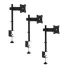 Suporte Articulado para Monitor LED e LCD de 13'' a 27” Preto Brasforma BM812 Preto - 3 Unidades