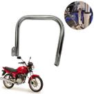 Suporte Barra Estabilizadora Moto CG Titan 150 De 2004 Até 2008 Cromado Estabilizador Fixador