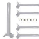 Suporte Barra para Luminaria Solar Parede Iluminaçao 5 un Poste Rua Quintal Jardins Suporte Barra para Luminaria Solar Parede Iluminaçao 5 un Poste Rua Quintal Jardins