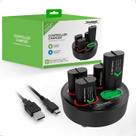 Suporte Base Carregador e 4 Bateria 1200mah Compatível Para Controle De XB One E X/S TYX0645S