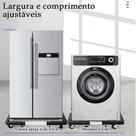 Suporte Base Com 4 Rodas Ajustável Para Eletrodomésticos