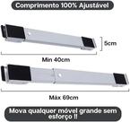 Suporte Base Com Rodas para Geladeira Fogao Maquina de Lavar Ak-c003