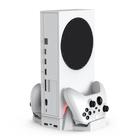 Suporte Base de Carregador com Cooler 2 Ventoinhas + 2 baterias Compatível com Xbox Series S