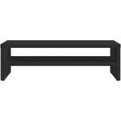 Suporte Base de Mesa para Monitor TV Notebook com Prateleira Multivisão Step Pr Preto