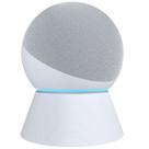 Suporte Base Elevação de Mesa Com Organizador de Cabos Compatível Com Alexa Echo Dot 4 e 5