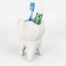 Suporte Base Escova E Pasta Dente Formato Dente - Presente Suporte Base Escova E Pasta Dente Formato Dente - Presente