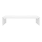 Suporte Base Para Monitor Elevado De Mesa 10x60x20cm MDF Branco