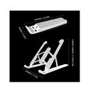 Suporte base para notebook tablet laptop branco notebok ergonomico
