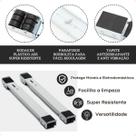 Suporte Base Rodinhas Carrinho Ajustável para Geladeira e Fogão Rodas Reguláveis Move Moveis