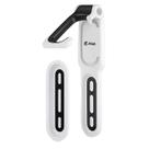 Suporte Bicicleta Vertical Mod 03 Rava Parede Dobrável Retrátil Aro 26 27.5 29 700c Organizador Bike Branco Preto