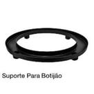 Suporte botijão plástico preto sem rodinhas