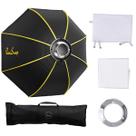 Suporte Bowens de fibra esterlina Softbox Glow ParaSnap 44 Octa