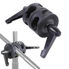 Suporte Braçadeira Cabeça Dupla Lighting Holder para Estúdio