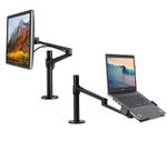 Suporte/Braço Articulado de Mesa p/Monitor 17"-32" LCD,OLED Dell,Lenovo,HP ou Notebook Samsung,Acer