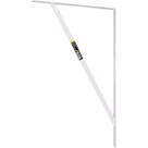 Suporte Braço Parede Mão Francesa Branca 50x30mm Tradestar