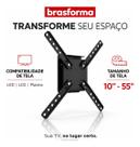 Suporte Brasforma Inclinável 40kg Tv 10 A 55 Universal
