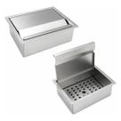 Suporte Bucha E Sabão Embutir Em Aço Inox Escovado