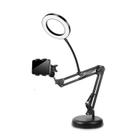 Suporte c/Base Redonda p/Celular Samsung,Iphone,c/Ring Light