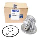 Suporte Cabeçote Filtro Óleo Lubrificante F250 4.2 MWM Silverado 4.2 MWM GMC 3500 6150 4.2 MWM 6 Cilindros