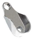 Suporte Cabideiro Oval Lateral Cromado Kit 10 Peças