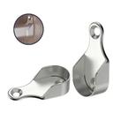 Suporte Cabideiro Oval Niquelado - Kit com 20 Unidades Cromado