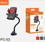 Suporte Carro A'GOLD SPC-02 Automotivo Veicular Celular Encaixe Gps Vidro