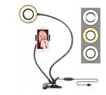 Suporte Celular De Mesa Luminária Ring Light Led Selfie Suporte Celular De Mesa Luminária Ring Light Led Selfie